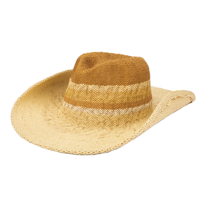 Take Me - Paper Striped Cowboy With Wired Brim (PBC1040)