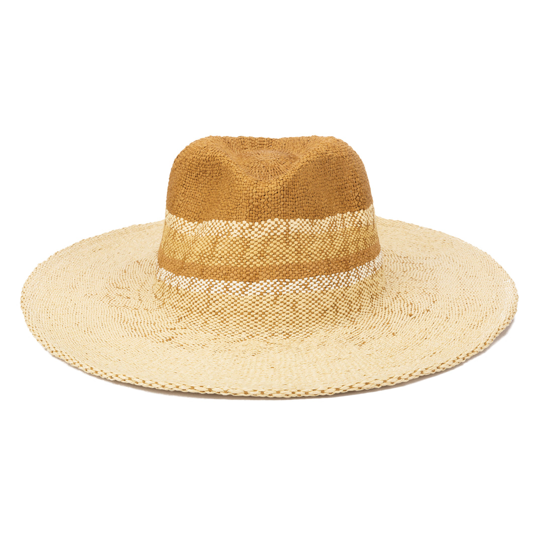 Take Me - Paper Striped Cowboy With Wired Brim (PBC1040)