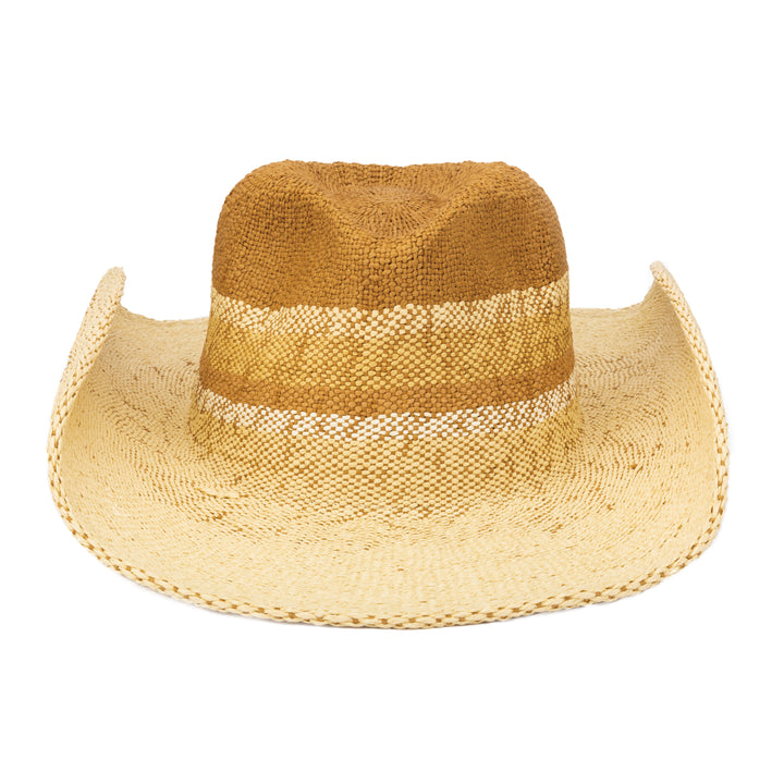 Take Me - Paper Striped Cowboy With Wired Brim (PBC1040)