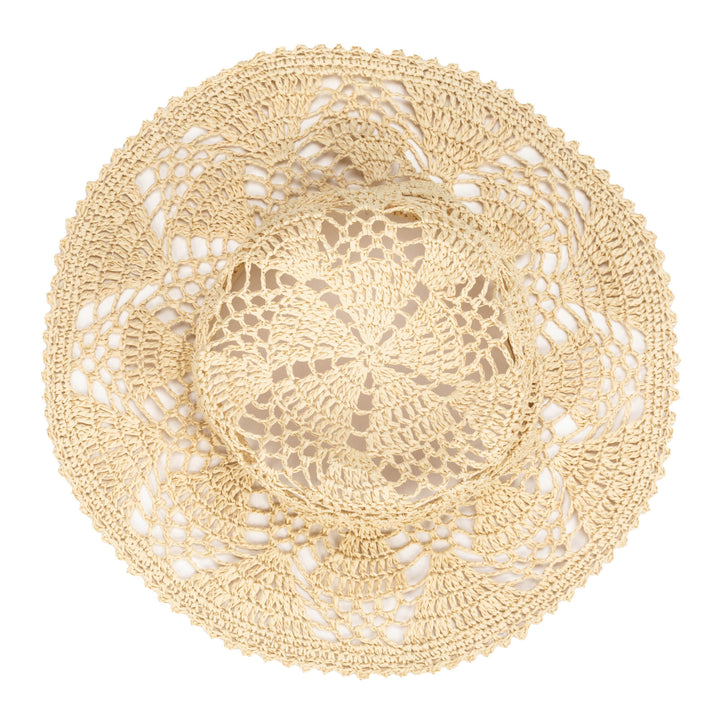 One of a Kind - Open Weave Crochet Paper Floppy
