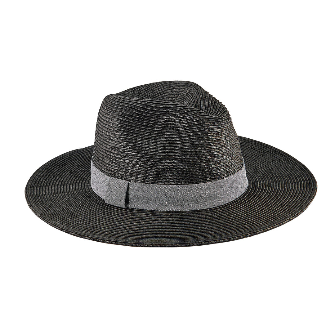 Out of Office -  Ultrabraid Fedora With Chambray Band (UBM4457)