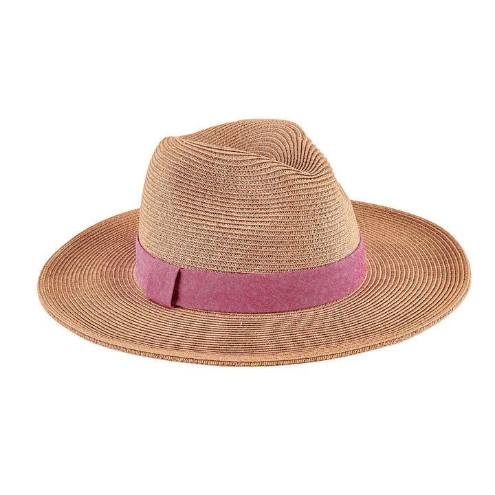 Out of Office -  Ultrabraid Fedora With Chambray Band (UBM4457)