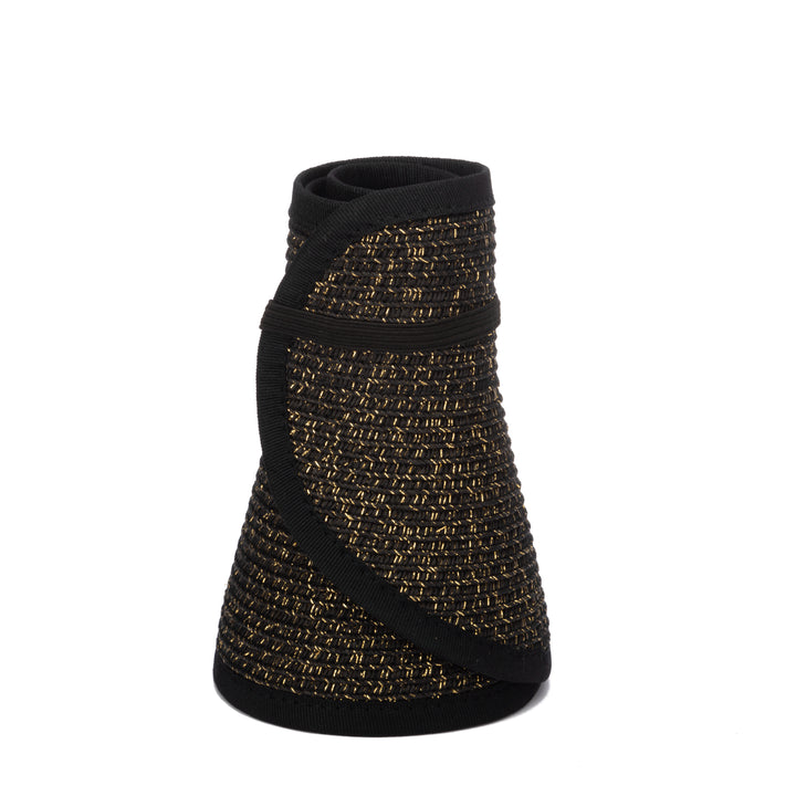 Shimmer - Ultrabraid Mini Roll Up Visor W/ Gold Lurex