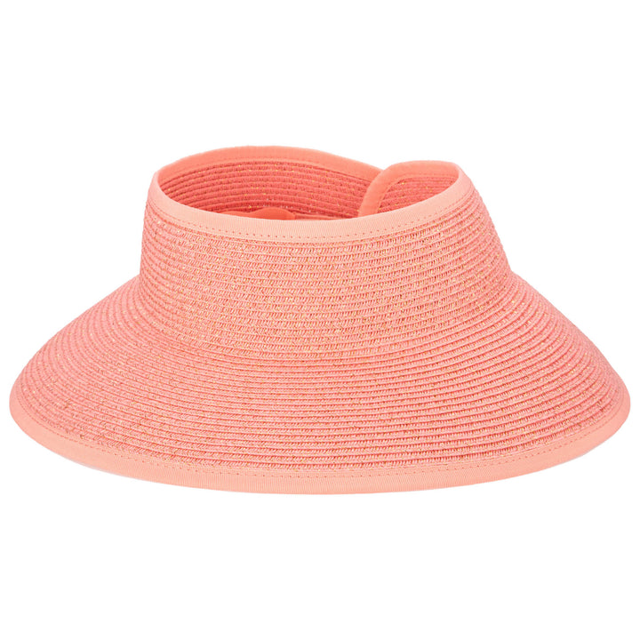 Shimmer - Ultrabraid Mini Roll Up Visor W/ Gold Lurex