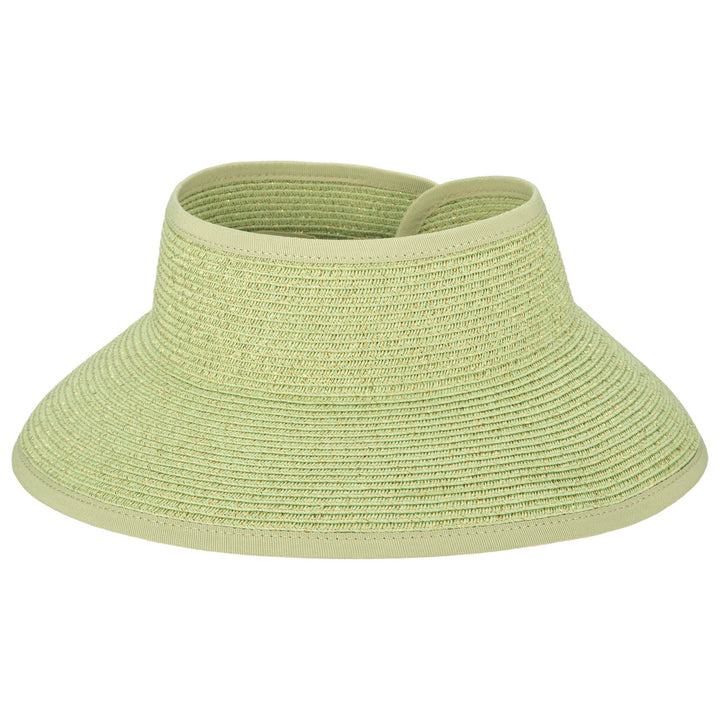 Shimmer - Ultrabraid Mini Roll Up Visor W/ Gold Lurex