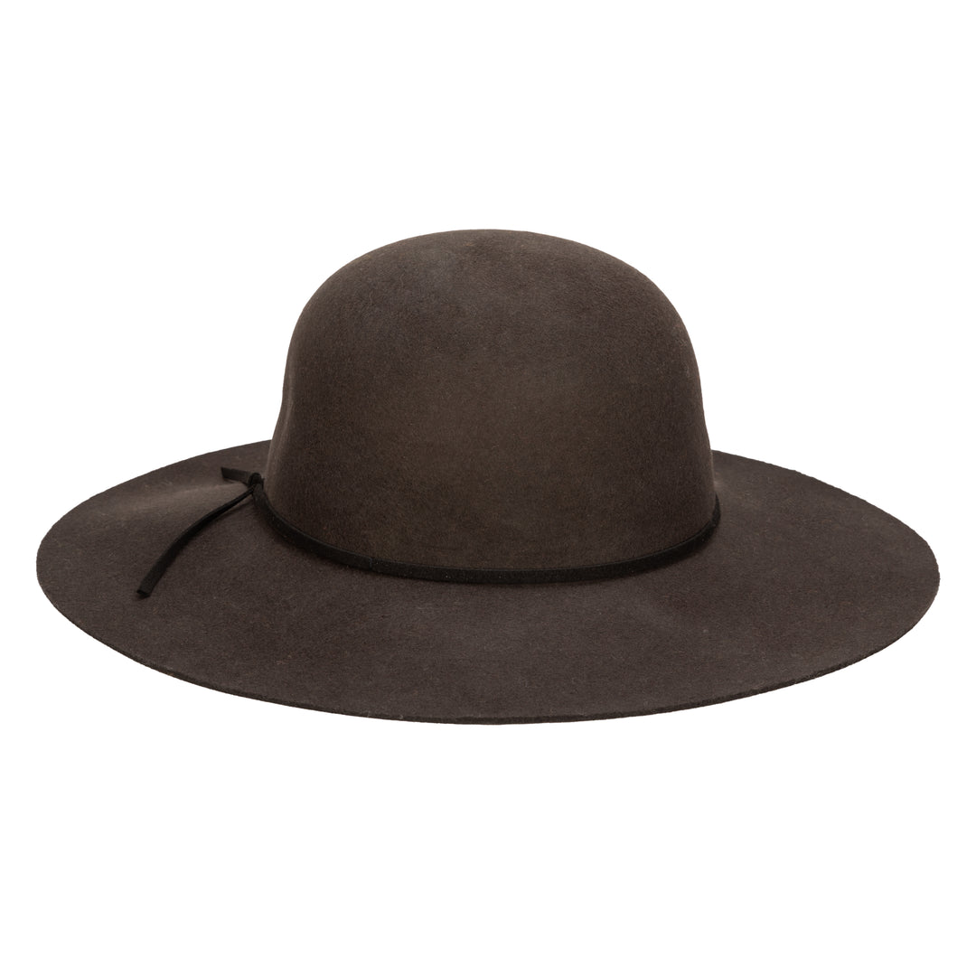 Womens Floppy With Round Crown And Faux Suede Band (WFH7950)