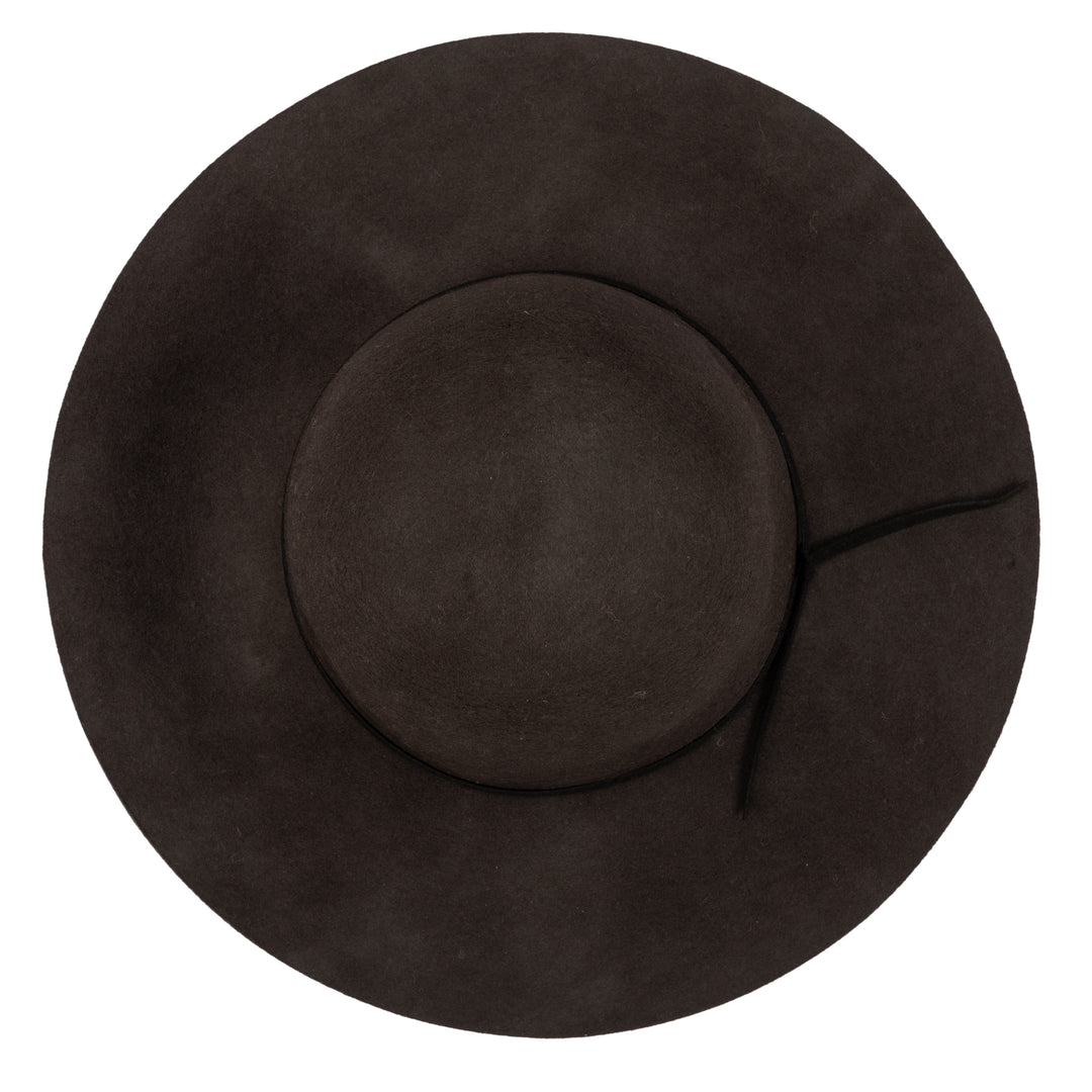 Womens Floppy With Round Crown And Faux Suede Band (WFH7950)