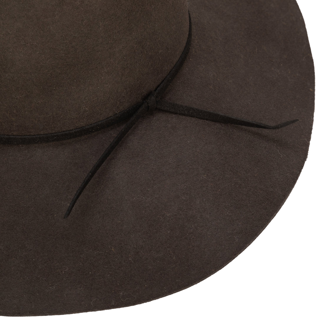 Womens Floppy With Round Crown And Faux Suede Band (WFH7950)