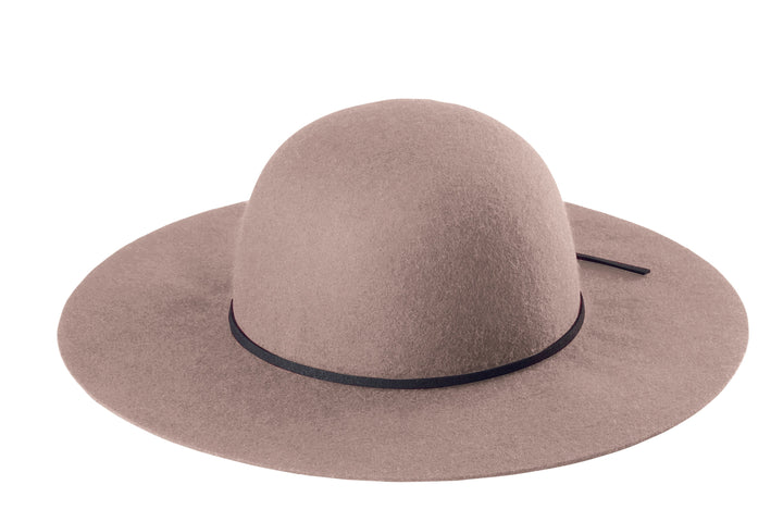 Womens Floppy With Round Crown And Faux Suede Band (WFH7950)