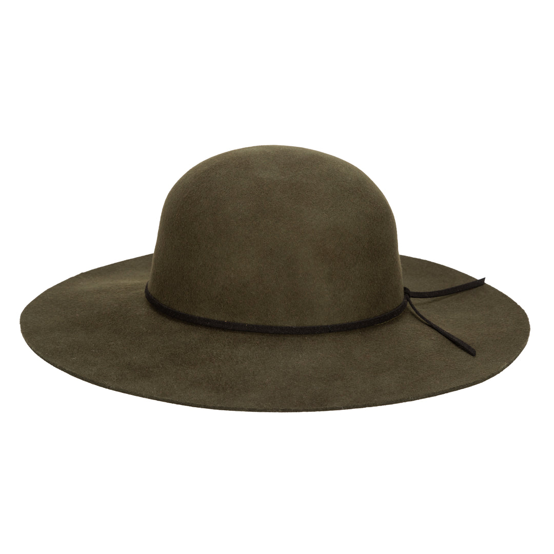 Womens Floppy With Round Crown And Faux Suede Band (WFH7950)