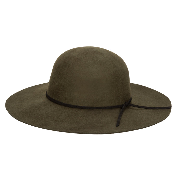 Womens Floppy With Round Crown And Faux Suede Band (WFH7950)