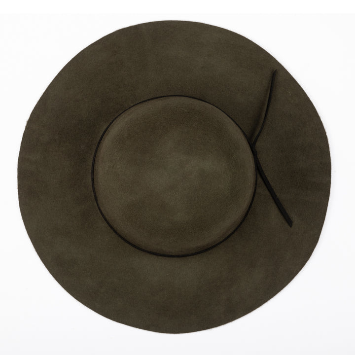 Womens Floppy With Round Crown And Faux Suede Band (WFH7950)