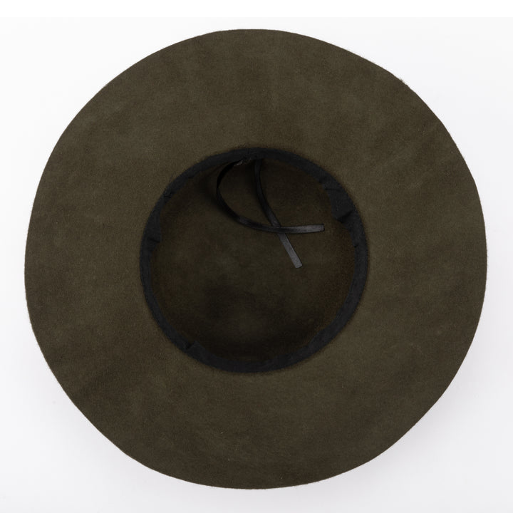 Womens Floppy With Round Crown And Faux Suede Band (WFH7950)