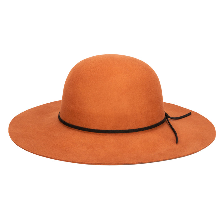 Womens Floppy With Round Crown And Faux Suede Band (WFH7950)