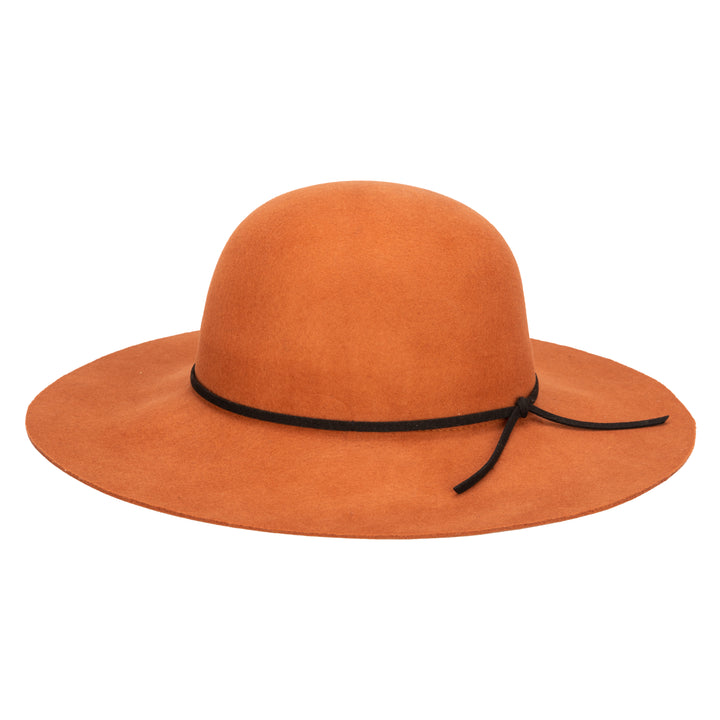 Womens Floppy With Round Crown And Faux Suede Band (WFH7950)