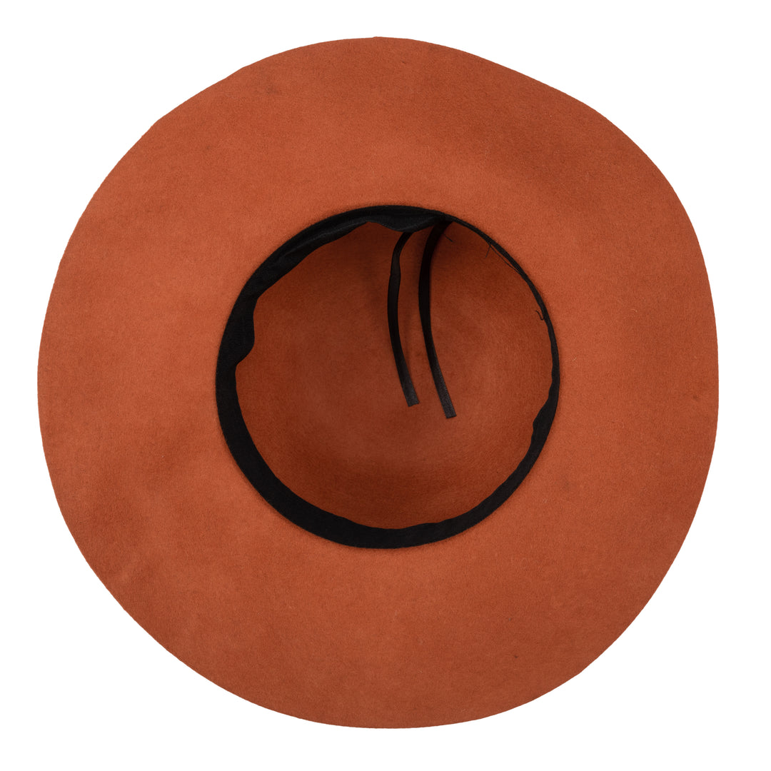 Womens Floppy With Round Crown And Faux Suede Band (WFH7950)