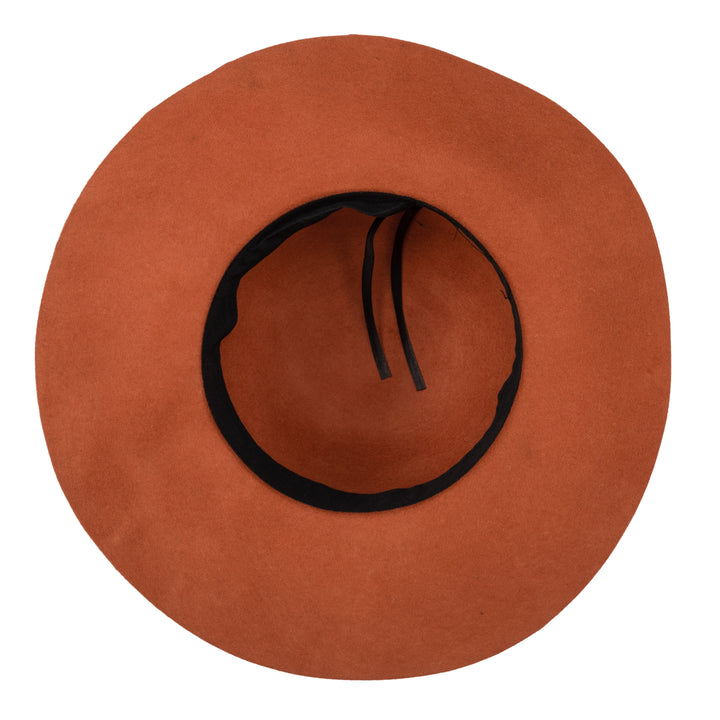 Womens Floppy With Round Crown And Faux Suede Band (WFH7950)