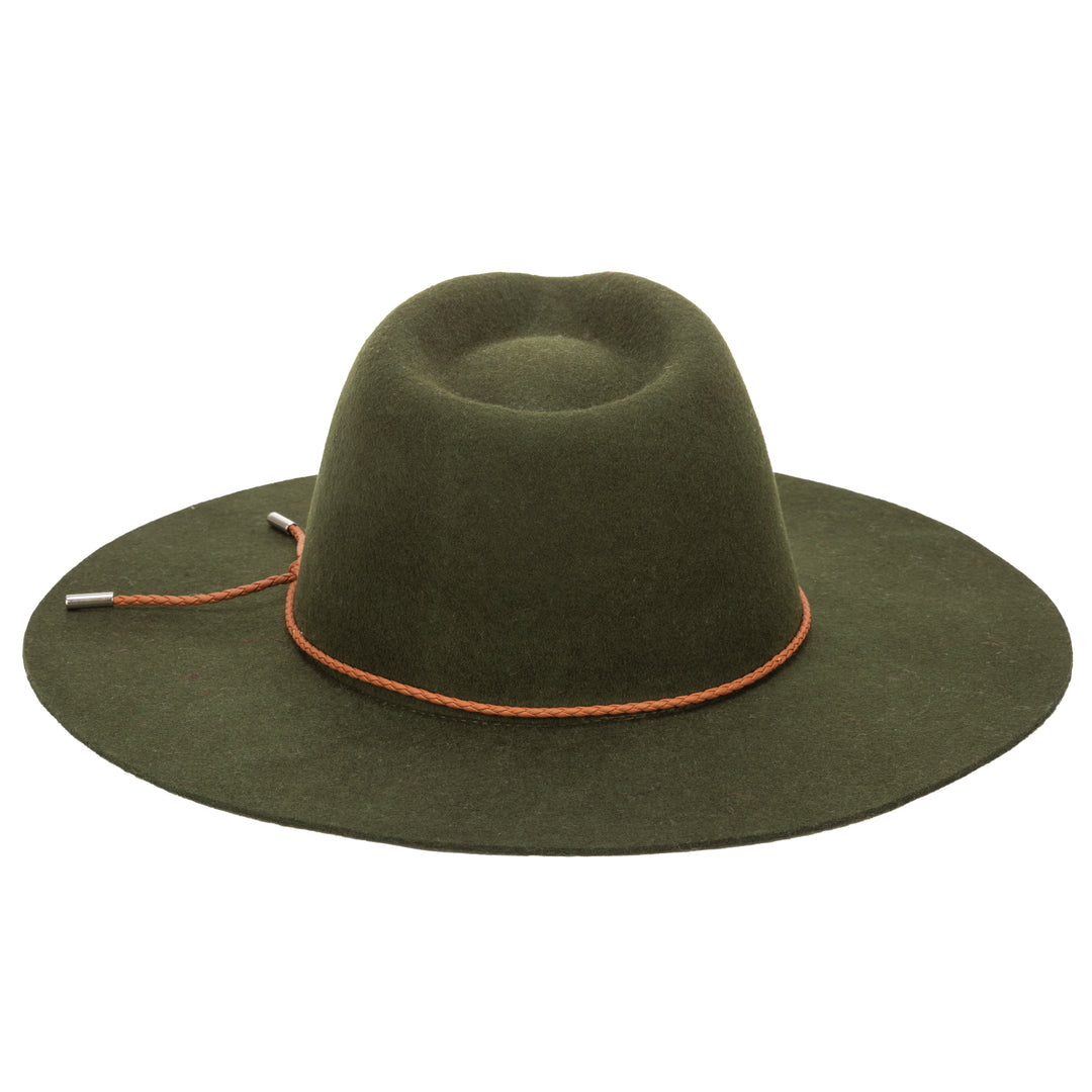 Anza - Packable Floppy Fedora W/ Faux Leather Band (WFH8047)