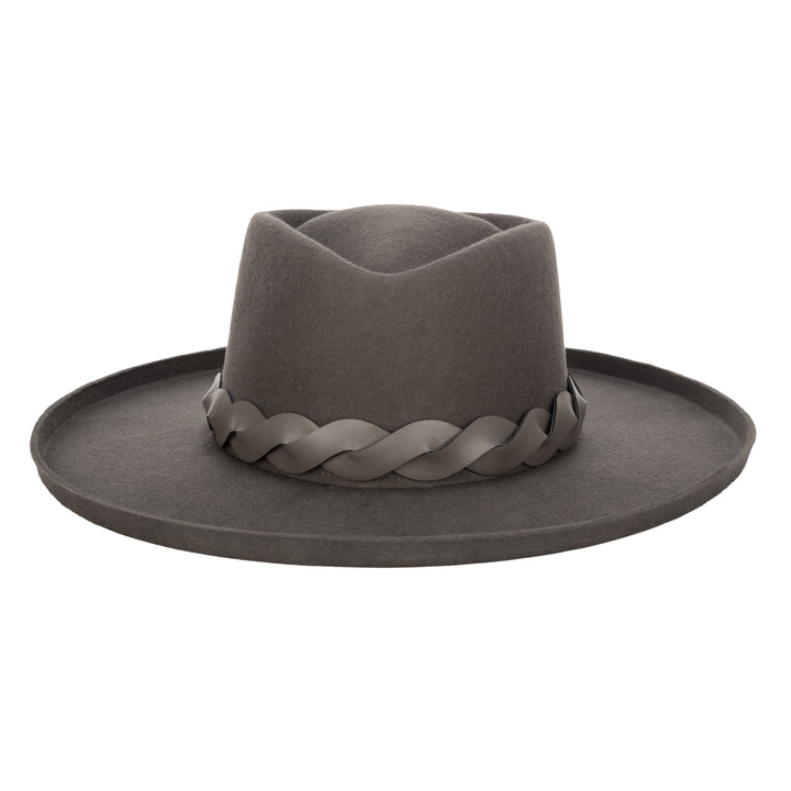 Mountain Top-  Diamond Crown Felt W/ Turn Brim (WFH8227)