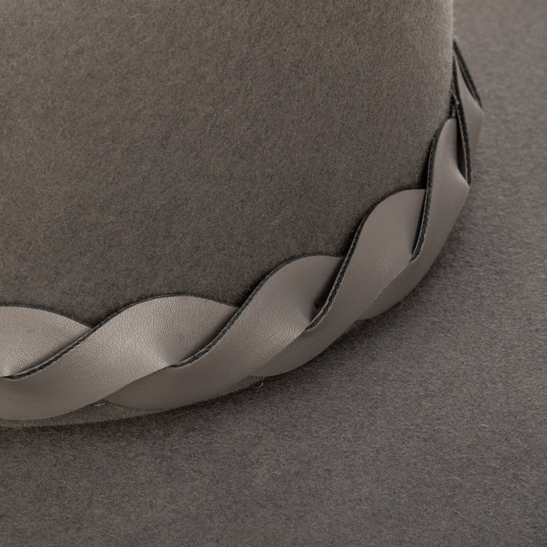 Mountain Top-  Diamond Crown Felt W/ Turn Brim (WFH8227)