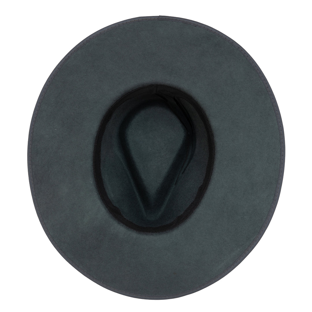 Gold Rush- Wool Felt Fedora W/ Twisted Chain Trim (WFH8229)