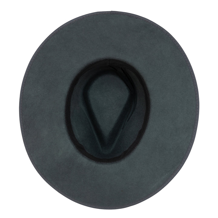 Gold Rush- Wool Felt Fedora W/ Twisted Chain Trim (WFH8229)