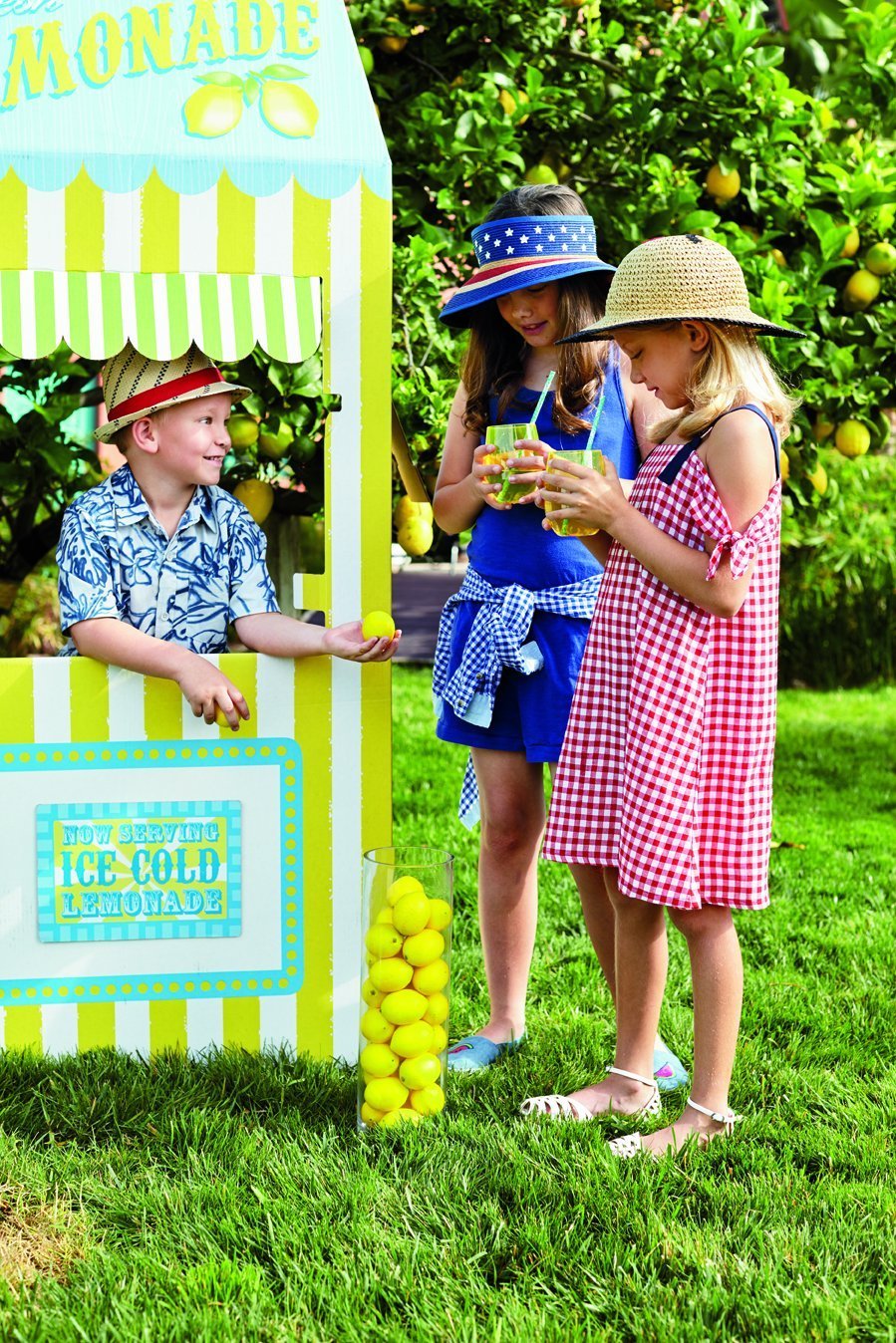 FEDORA - KIDS STRIPED ROLL UP W/ PAINTED PATTERN (UBK2050)