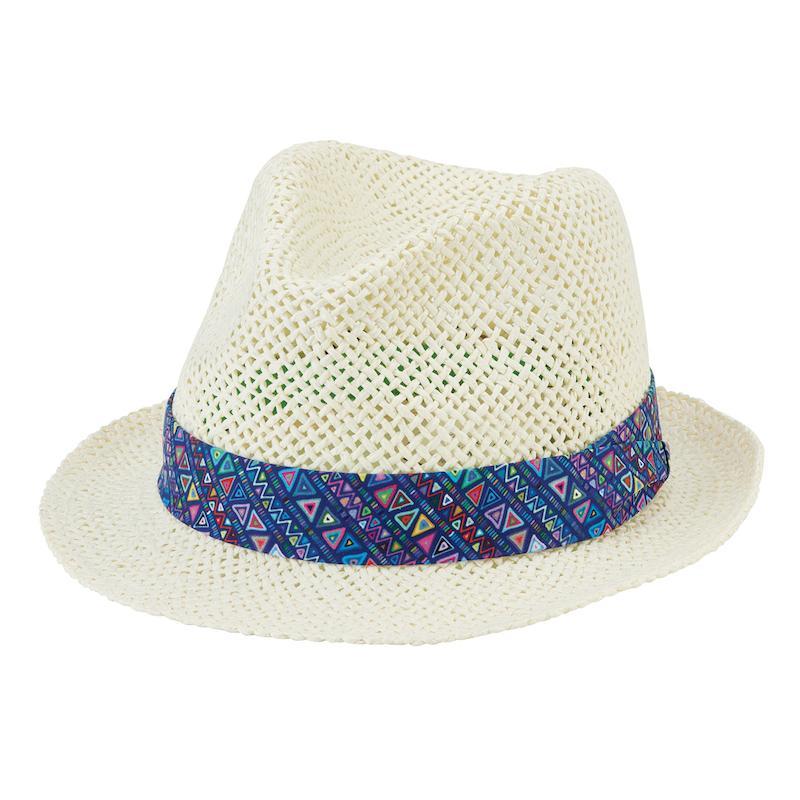 Hats - 2-4 Todder Open Weave Fedora-Ivory-2-4 Years
