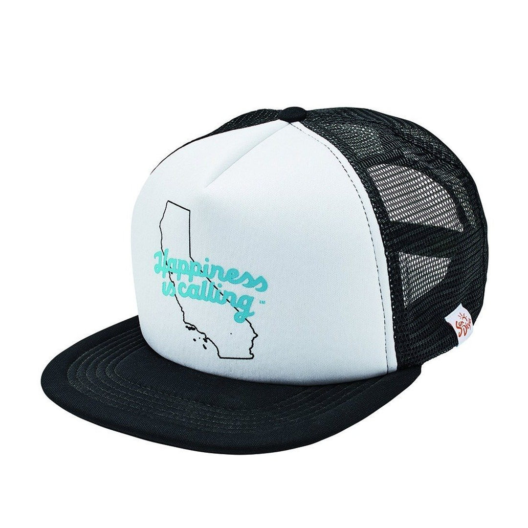 Ca Map Hic Logo Trucker Cap (DTCTH8074OSBLK)