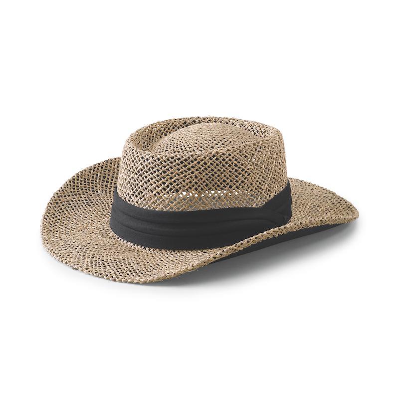 Hats - Men's Segrass Gambler-Natural W/ Black