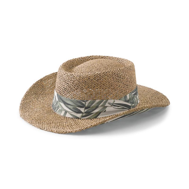 Hats - Men's Segrass Gambler-Natural W/ Black