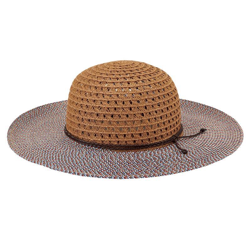 Hats - Toddler Open Weave Crown Sunbrim-Natural-5-7 Years