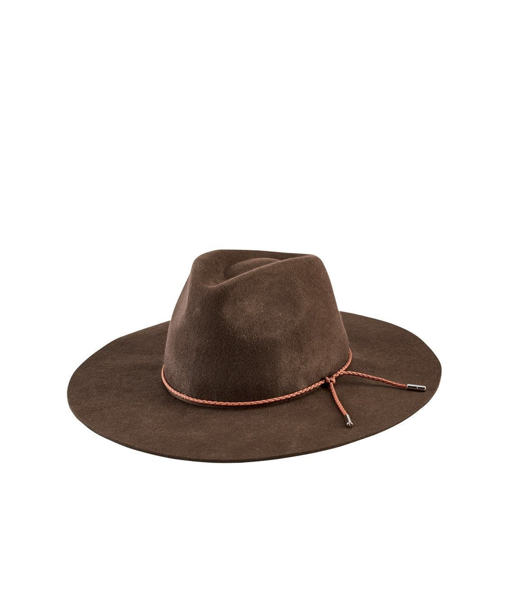 Hats - Women's Floppy Fedora With Braided Trim
