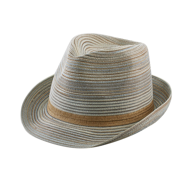 Womens Mixed Braid Fedora (MFX2006)